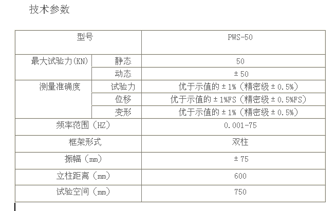 PWS-50電液伺服動(dòng)靜萬能試驗(yàn)機(jī)